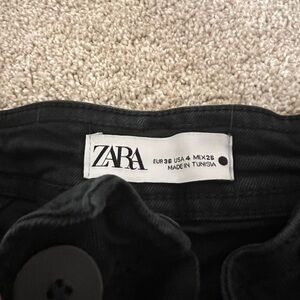 Zara black high waisted jeans